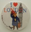 画像2: パディントンベア™54円型缶バッチ2個セット「I LOVE LONDON」 (2)